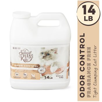 Special Kitty Scoopable Tight Clumping Cat Litter, Fragrance Free, 14 lb